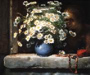 Jean Francois Millet The Bouquet of Daises oil on canvas